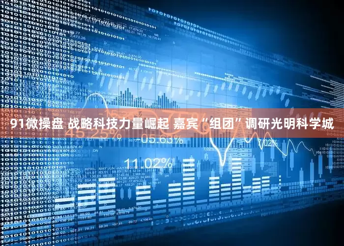 91微操盘 战略科技力量崛起 嘉宾“组团”调研光明科学城